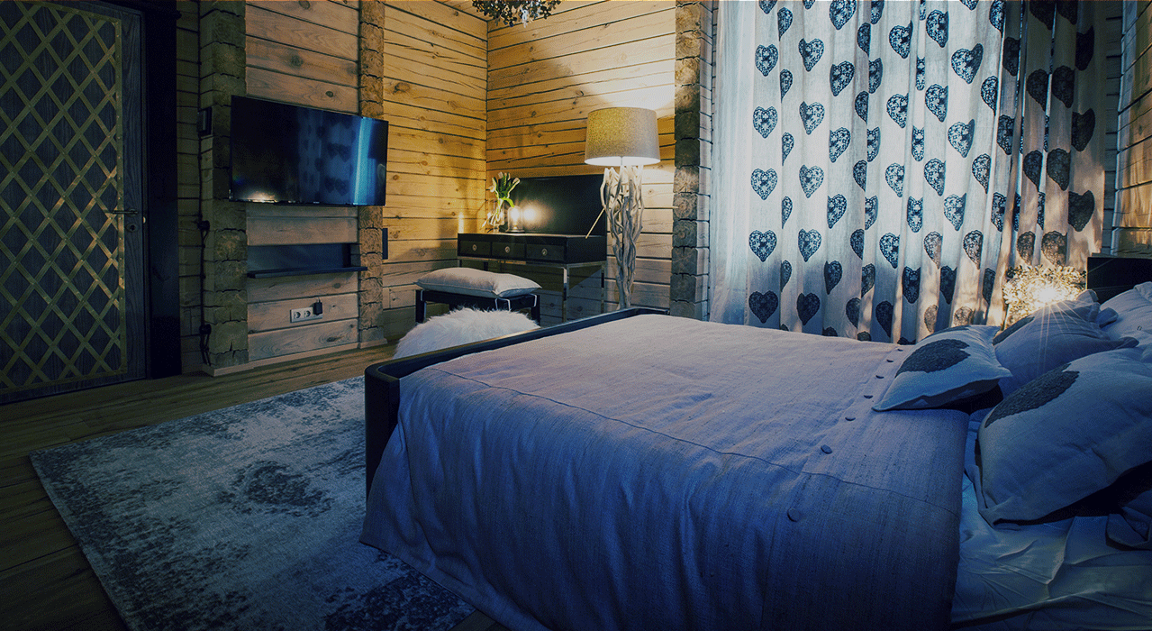 imagem do background das casas no campo